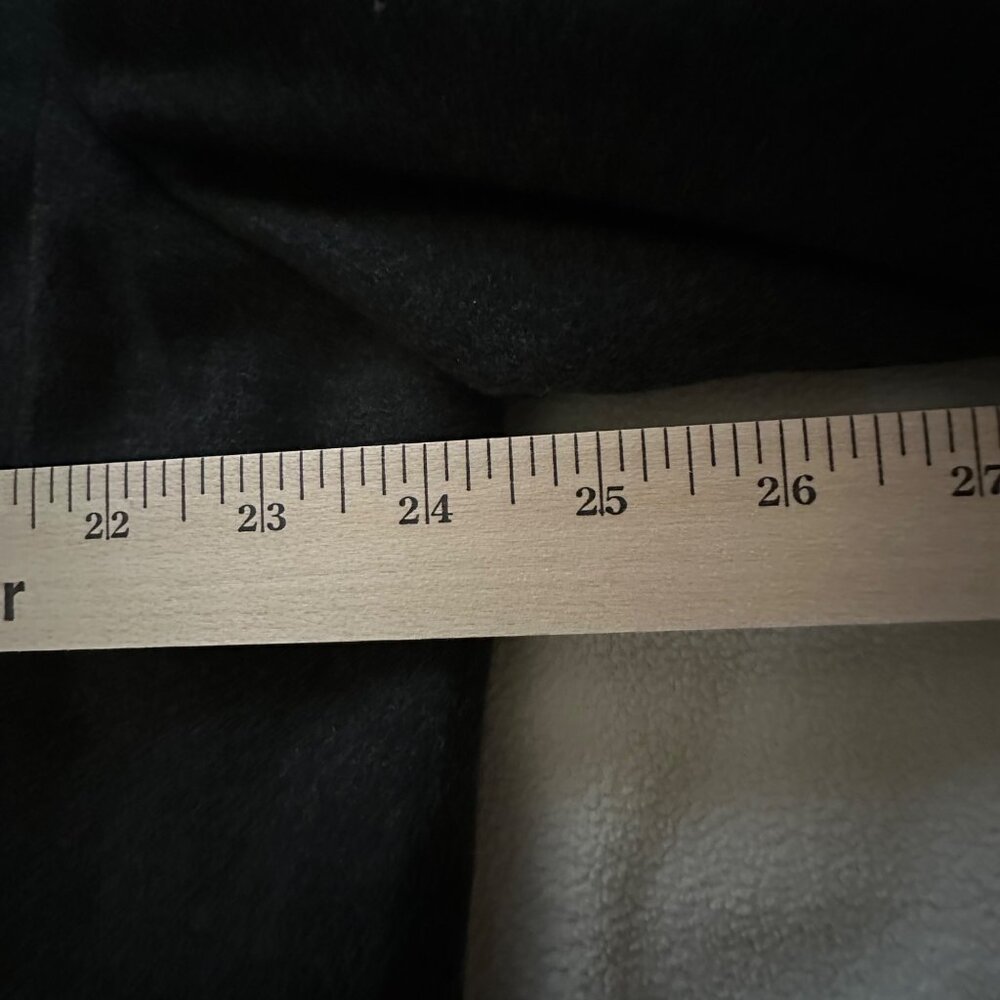 Y2K Pea Coat Quails Med Gray Lined Men's 2 Exterior 1 Interior Pocket  SZ L - Picture 3 of 9